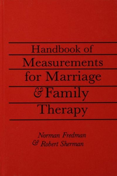 Handbook Of Measurements For Marriage And Family Therapy (eBook, PDF)
