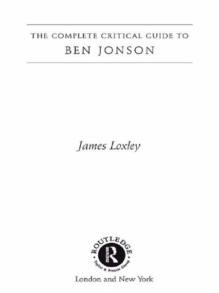 Ben Jonson (eBook, PDF) Ben Jonson (eBook, PDF)