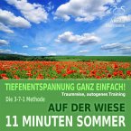 11 Minuten Sommer - Tiefenentspannung ganz einfach! Auf der Wiese - Traumreise, Autogenes Training - mit der 3-7-1 Methode (MP3-Download)