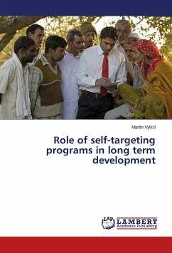 Role of self-targeting programs in long term development - Vylicil, Martin