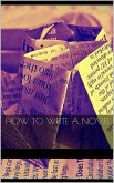 How to Write a Novel (eBook, ePUB)