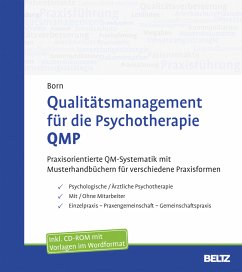 Qualitätsmanagement für die Psychotherapie QMP, m. CD-ROM - Born, Kai