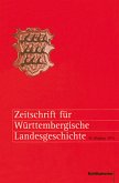 Zeitschrift für Württembergische Landesgeschichte