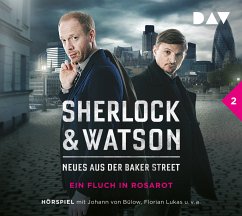 Ein Fluch in Rosarot / Sherlock & Watson - Neues aus der Baker Street Bd.2 (1 Audio-CD) - Koppelmann, Viviane