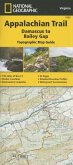 National Geographic Adventure Travel Map Damascus to Bailey Gap