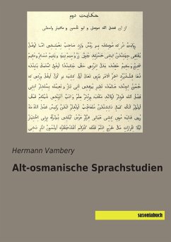 Alt-osmanische Sprachstudien - Vámbéry, Ármin