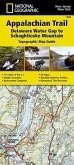 National Geographic Adventure Travel Map Delaware Water Gap to Schaghticoke Mountain