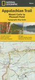 National Geographic Adventure Travel Map Mount Carlo to Pleasant Pond