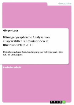 Klimageographische Analyse von ausgewählten Klimastationen in Rheinland-Pfalz 2011