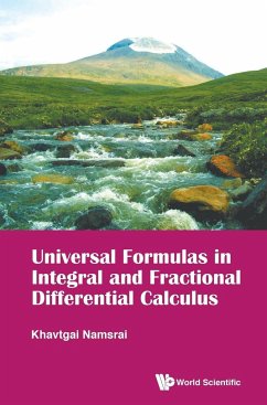 UNIVERSAL FORMULAS IN INTEGRAL AND FRACTIONAL DIFFERENTIAL CALCULUS - Namsrai, Khavtgai (Mongolian Academy Of Sciences, Mongolia)