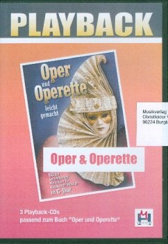 Cover Oper und Operette leicht gemacht (3 Playback-CDs)
