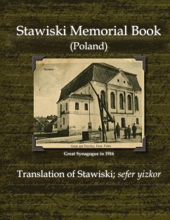 Cover Stawiski Memorial Book (Poland) - Translation of Stawiski; Sefer Yizkor