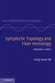 Symplectic Topology and Floer Homology 2 Volume Hardback Set - Oh, Yong-Geun