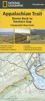 National Geographic Adventure Travel Map Raven Rock to Swatara Gap - National Geographic Maps