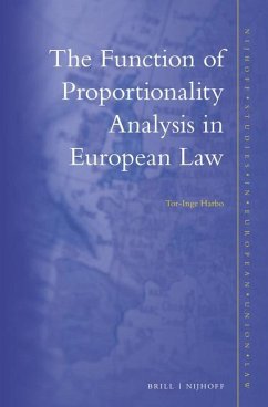 The Function of Proportionality Analysis in European Law - Harbo, Tor-Inge