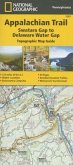 National Geographic Topographic Map Guide Appalachian Trail, Swatara Gap to Delaware Water Gap