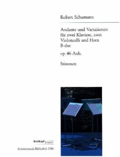 Cover Andante und Variationen op. 46 Anh. B-Dur, für 2 Klaviere, 2 Violoncelli und Horn, Stimmensatz