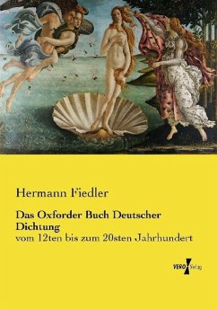 Das Oxforder Buch Deutscher Dichtung - Fiedler, Hermann