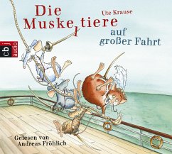 Die Muskeltiere auf großer Fahrt / Die Muskeltiere Bd.2 (3 Audio-CDs) - Krause, Ute