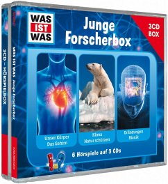 WAS IST WAS 3-CD-Hörspielbox. Junge Forscherbox - Baur, Manfred;Haderer, Kurt;Falk, Matthias