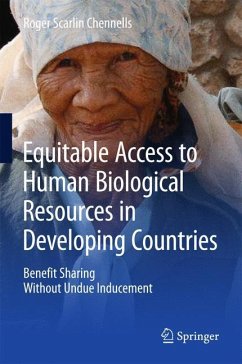 Equitable Access to Human Biological Resources in Developing Countries - Chennells, Roger Scarlin