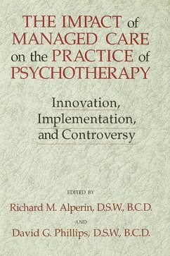 Cover The Impact Of Managed Care On The Practice Of Psychotherapy (eBook, ePUB)