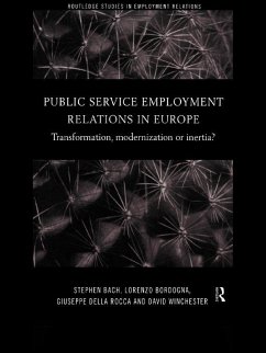 Public Service Employment Relations in Europe (eBook, PDF)