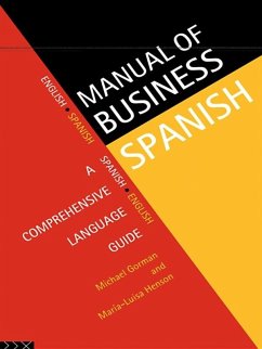 Manual of Business Spanish (eBook, PDF) - Gorman, Michael; Henson, Maria-Luisa