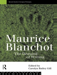 Cover Maurice Blanchot (eBook, PDF)