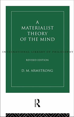 A Materialist Theory of the Mind (eBook, PDF) - Armstrong, D. M.
