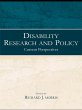 Disability Research and Policy (eBook,... - Bild 1