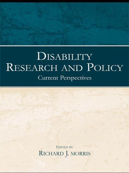 Disability Research and Policy (eBook, ePUB) Disability Research and Policy (eBook, ePUB)