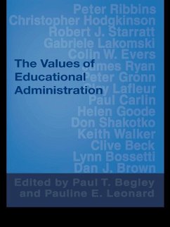The Values of Educational Administration (eBook, ePUB)