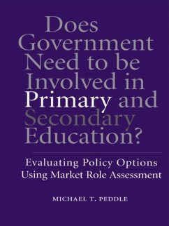 Cover Does Government Need to be Involved in Primary and Secondary Education (eBook, PDF)