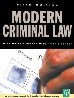Modern Criminal Law (eBook, PDF) - Molan, Mike