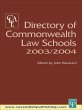 Directory of Commonwealth Law Schools... - Bild 1