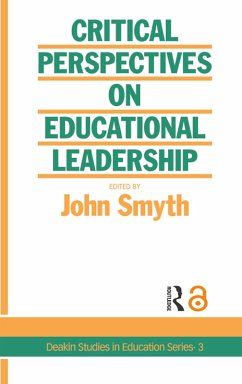 Cover Critical Perspectives On Educational Leadership (eBook, ePUB)