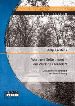 Werthers Selbstmord - ein Werk des Teufels?! Die Ansichten über Suizid seit der Aufklärung (eBook, PDF) - Carstens, Antje