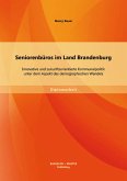 Seniorenbüros im Land Brandenburg: Innovative und zukunftsorientierte Kommunalpolitik unter dem Aspekt des demographischen Wandels (eBook, PDF)