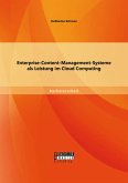 Enterprise-Content-Management-Systeme als Leistung im Cloud Computing (eBook, PDF)