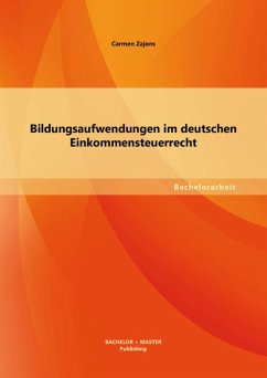 Cover Bildungsaufwendungen im deutschen Einkommensteuerrecht (eBook, PDF)