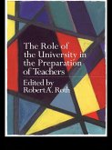 The Role of the University in the Preparation of Teachers (eBook, PDF)