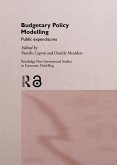 Budgetary Policy Modelling (eBook, ePUB)