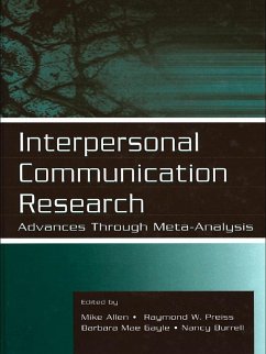 Interpersonal Communication Research (eBook, ePUB) Cover Interpersonal Communication Research (eBook, ePUB)