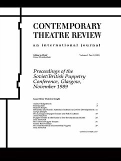Cover Proceedings of the Soviet/British Puppetry Conference (eBook, PDF)