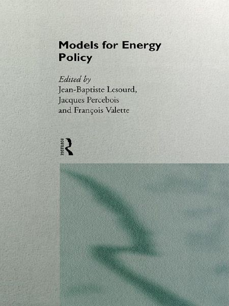 Models for Energy Policy (eBook, ePUB) Models for Energy Policy (eBook, ePUB)