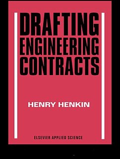 Drafting Engineering Contracts (eBook, ePUB) - Henkin, H.