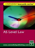 Cavendish: AS Level Lawcard (eBook, PDF)