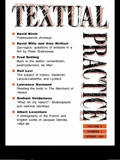 Cover Textual Practice (eBook, PDF)