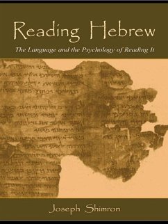 Reading Hebrew (eBook, PDF) - Shimron, Joseph